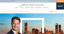Desktop Screenshot of corleyrealestate.com
