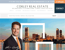 Tablet Screenshot of corleyrealestate.com